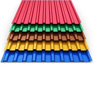 ورق شیروانی ذوزنقه رنگی