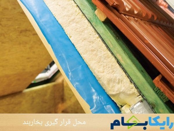 محل قرار گیری بخار بند